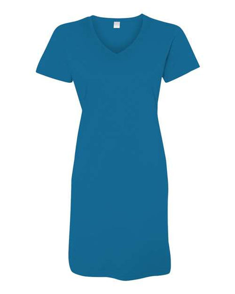 LAT Women's V-Neck Fine Jersey Coverup LAT