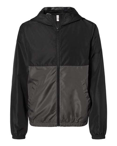 Independent Trading Co. Youth Lightweight Windbreaker Full-Zip Jacket