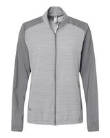 Adidas Women's Heather Block Full-Zip Wind Jacket Adidas