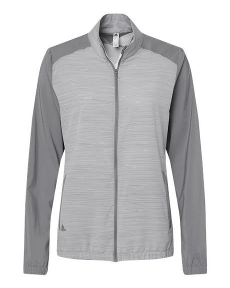Adidas Women's Heather Block Full-Zip Wind Jacket Adidas