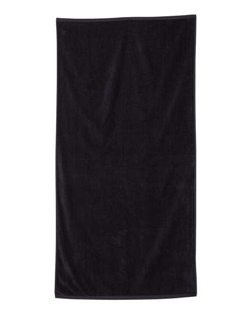 Q-Tees Velour Beach Towel