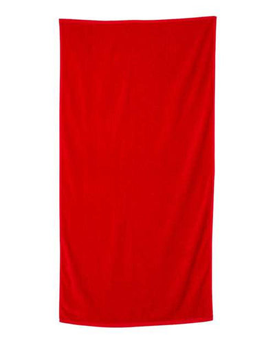 Q-Tees Velour Beach Towel