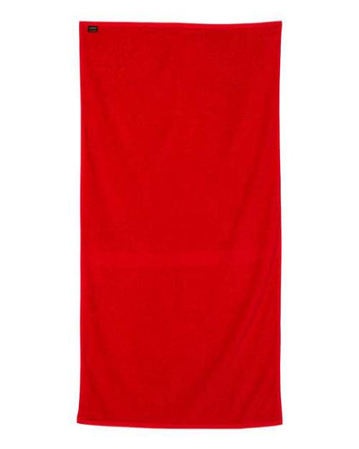 Q-Tees Velour Beach Towel