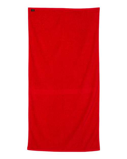 Q-Tees Velour Beach Towel