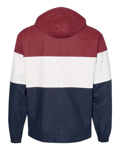 Weatherproof Men's Vintage Colorblocked Hooded Rain Jacket