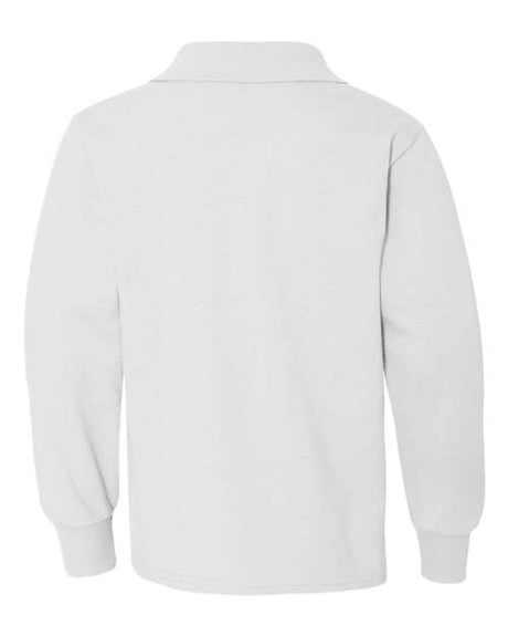 Jerzees Youth SpotShield™ Long Sleeve Polo JERZEES