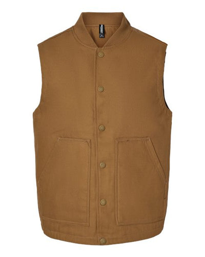 Independent Trading Co. Men's Insulated Canvas Workwear Vest