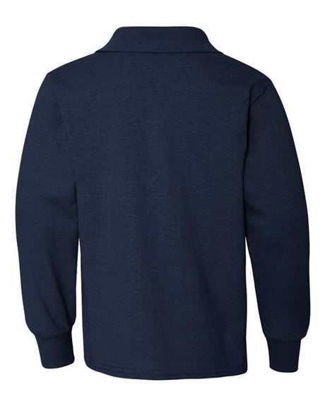 Jerzees Youth SpotShield™ Long Sleeve Polo JERZEES