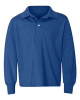 Jerzees Youth SpotShield™ Long Sleeve Polo JERZEES