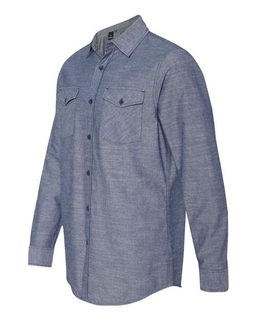 Burnside Chambray Long Sleeve Shirt Burnside