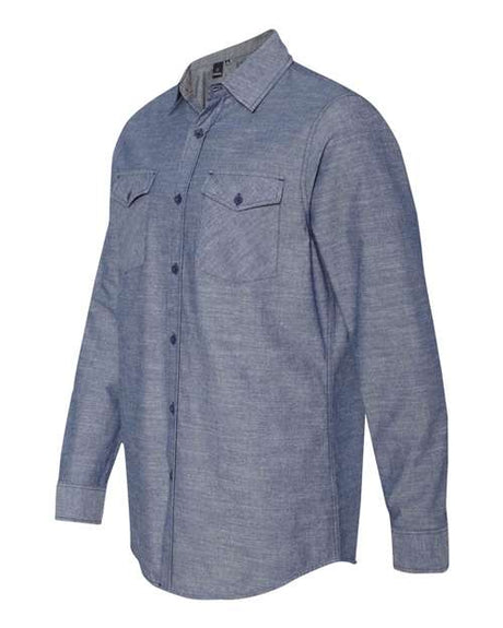 Burnside Chambray Long Sleeve Shirt Burnside