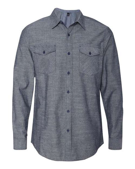 Burnside Chambray Long Sleeve Shirt Burnside