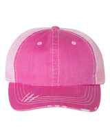 Mega Cap Herringbone Trucker Cap Mega Cap
