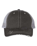 Mega Cap Herringbone Trucker Cap Mega Cap