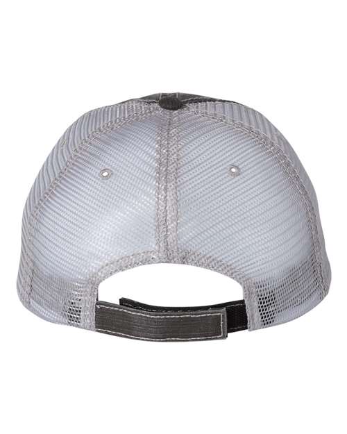 Mega Cap Herringbone Trucker Cap Mega Cap