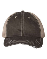 Mega Cap Herringbone Trucker Cap Mega Cap
