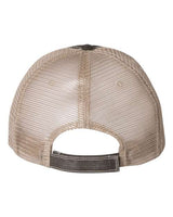 Mega Cap Herringbone Trucker Cap Mega Cap