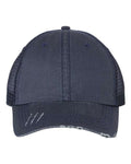 Mega Cap Herringbone Trucker Cap Mega Cap