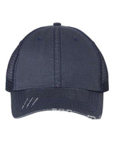 Mega Cap Herringbone Trucker Cap Mega Cap
