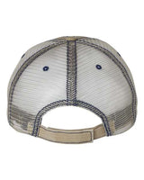 Mega Cap Herringbone Trucker Cap Mega Cap