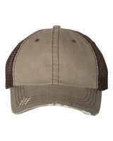 Mega Cap Herringbone Trucker Cap Mega Cap