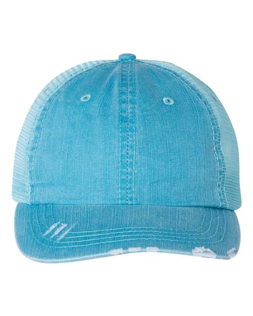 Mega Cap Herringbone Trucker Cap Mega Cap