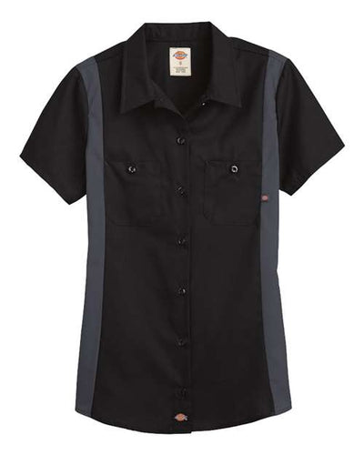 Dickies Women's Short Sleeve Industrial Colorblocked Shirt