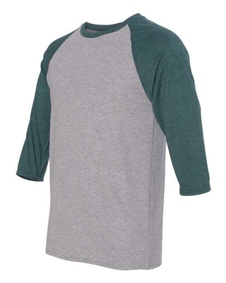 Anvil Men's Triblend Raglan Three-Quarter Sleeve T-Shirt Anvil