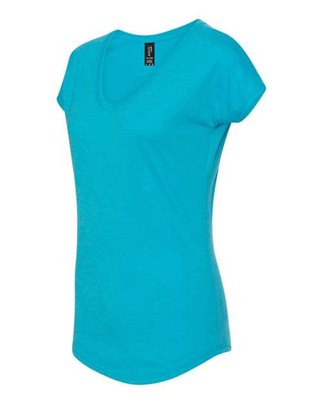 Anvil Womenâ€™s Triblend V-Neck T-Shirt Anvil