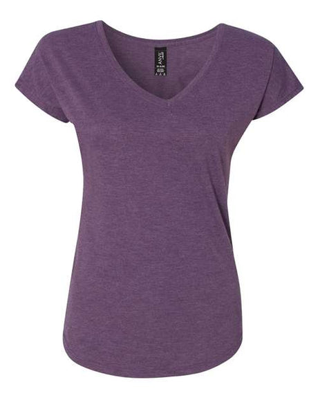 Anvil Womenâ€™s Triblend V-Neck T-Shirt Anvil
