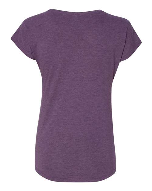 Anvil Womenâ€™s Triblend V-Neck T-Shirt Anvil