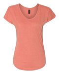 Anvil Womenâ€™s Triblend V-Neck T-Shirt Anvil