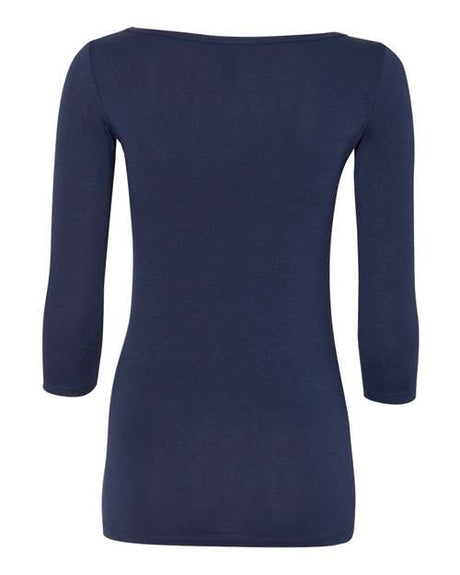 Anvil Womenâ€™s Stretch Three-Quarter Sleeve T-Shirt Anvil
