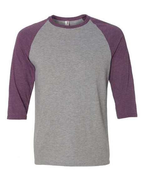 Anvil Men's Triblend Raglan Three-Quarter Sleeve T-Shirt Anvil