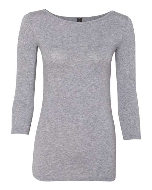 Anvil Womenâ€™s Stretch Three-Quarter Sleeve T-Shirt Anvil