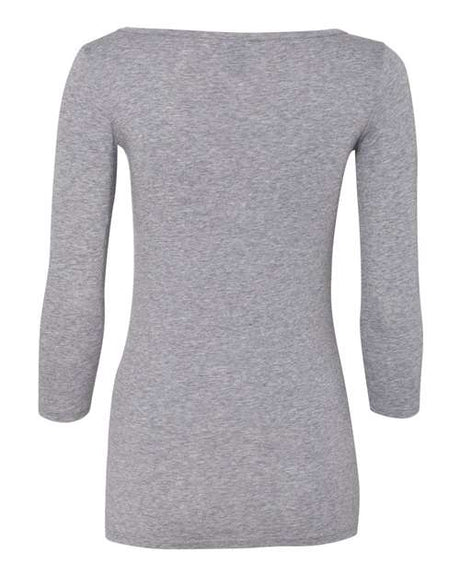 Anvil Womenâ€™s Stretch Three-Quarter Sleeve T-Shirt Anvil