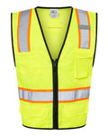 Kishigo Men's 6 Pocket Contrast Class 2 Vest Kishigo