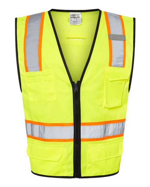 Kishigo Men's 6 Pocket Contrast Class 2 Vest Kishigo