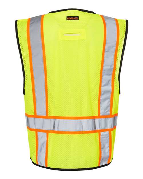 Kishigo Men's 6 Pocket Contrast Class 2 Vest Kishigo