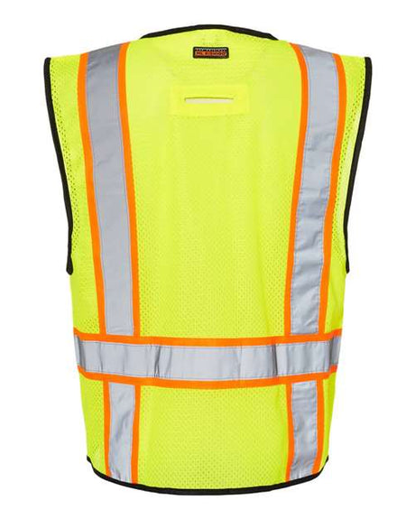 Kishigo Men's 6 Pocket Contrast Class 2 Vest Kishigo