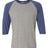 Anvil Men's Triblend Raglan Three-Quarter Sleeve T-Shirt Anvil
