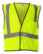 Kishigo Men's Economy Single Pocket Hook & Loop Mesh Vest Kishigo