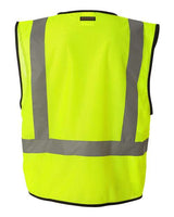 Kishigo Men's Economy Single Pocket Hook & Loop Mesh Vest Kishigo
