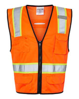 Kishigo Men's 6 Pocket Contrast Class 2 Vest Kishigo