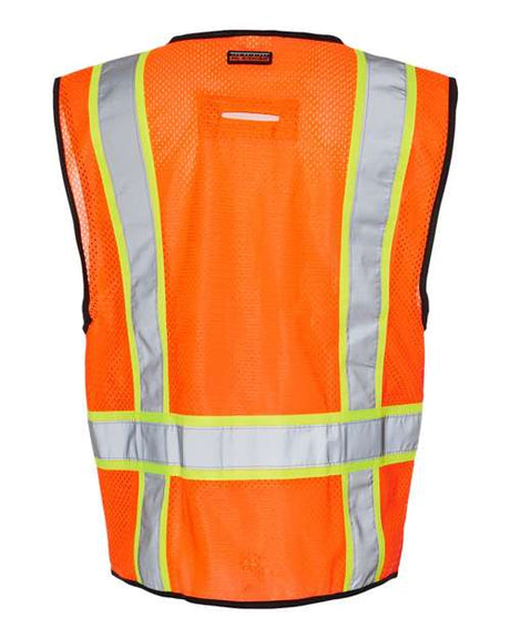 Kishigo Men's 6 Pocket Contrast Class 2 Vest Kishigo