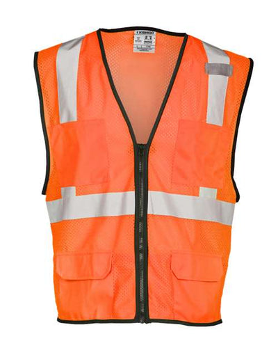 Kishigo Men's Economy Mesh 6-Pocket Vest