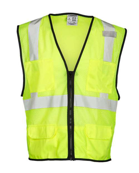 Kishigo Men's Economy Mesh 6-Pocket Vest Kishigo