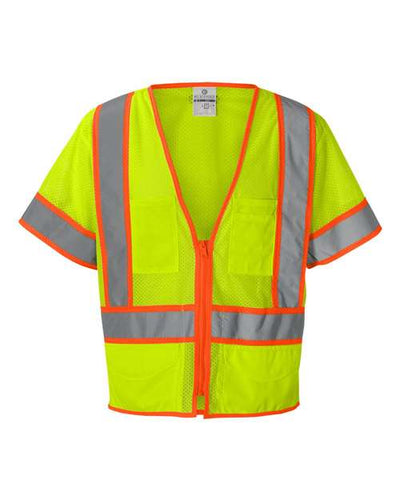 Kishigo Men's Ultra-Cool Six-Pocket Mesh Surveyor's Vest