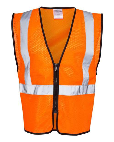 Kishigo Zippered Mesh Economy Class 2 Vest Kishigo