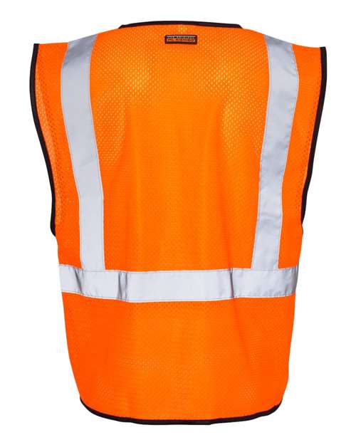 Kishigo Zippered Mesh Economy Class 2 Vest Kishigo